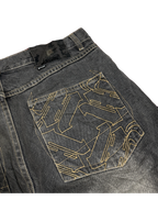 [V1133] Vintage y2k Makaveli graue baggy jeans