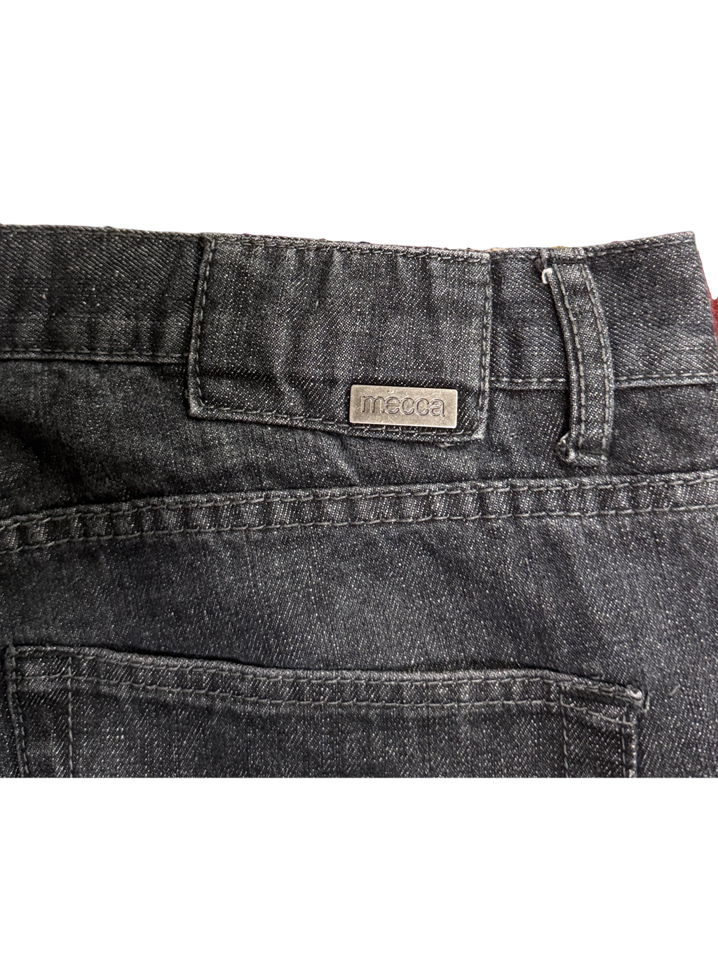 [V1134] Vintage y2k Mecca schwarze baggy jeans