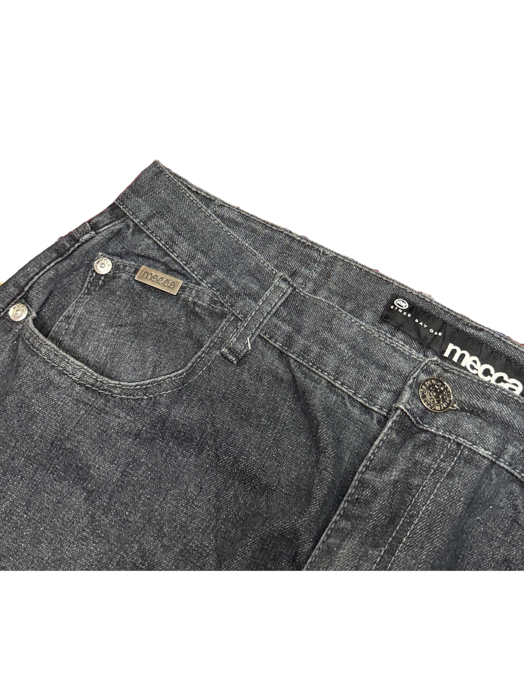 [V1134] Vintage y2k Mecca schwarze baggy jeans