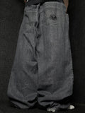 [V1134] Vintage y2k Mecca schwarze baggy jeans