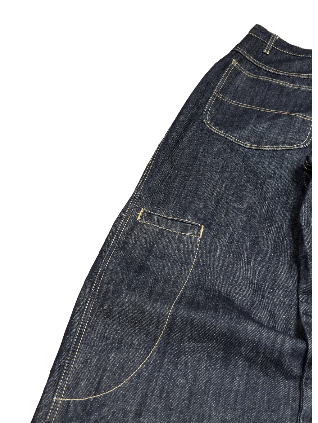 [V1135] Vintage y2k Marithe + Francois Girbaud marineblaue baggy jeans