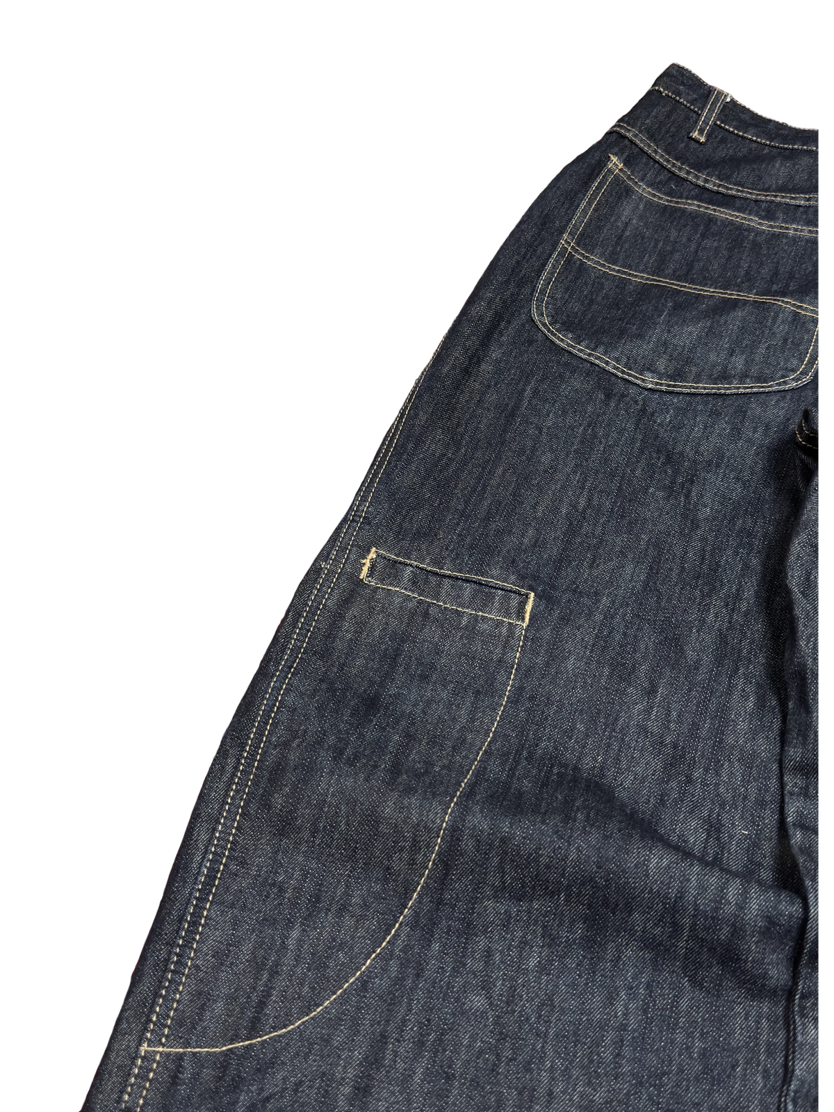 [V1135] Vintage y2k Marithe + Francois Girbaud marineblaue baggy jeans