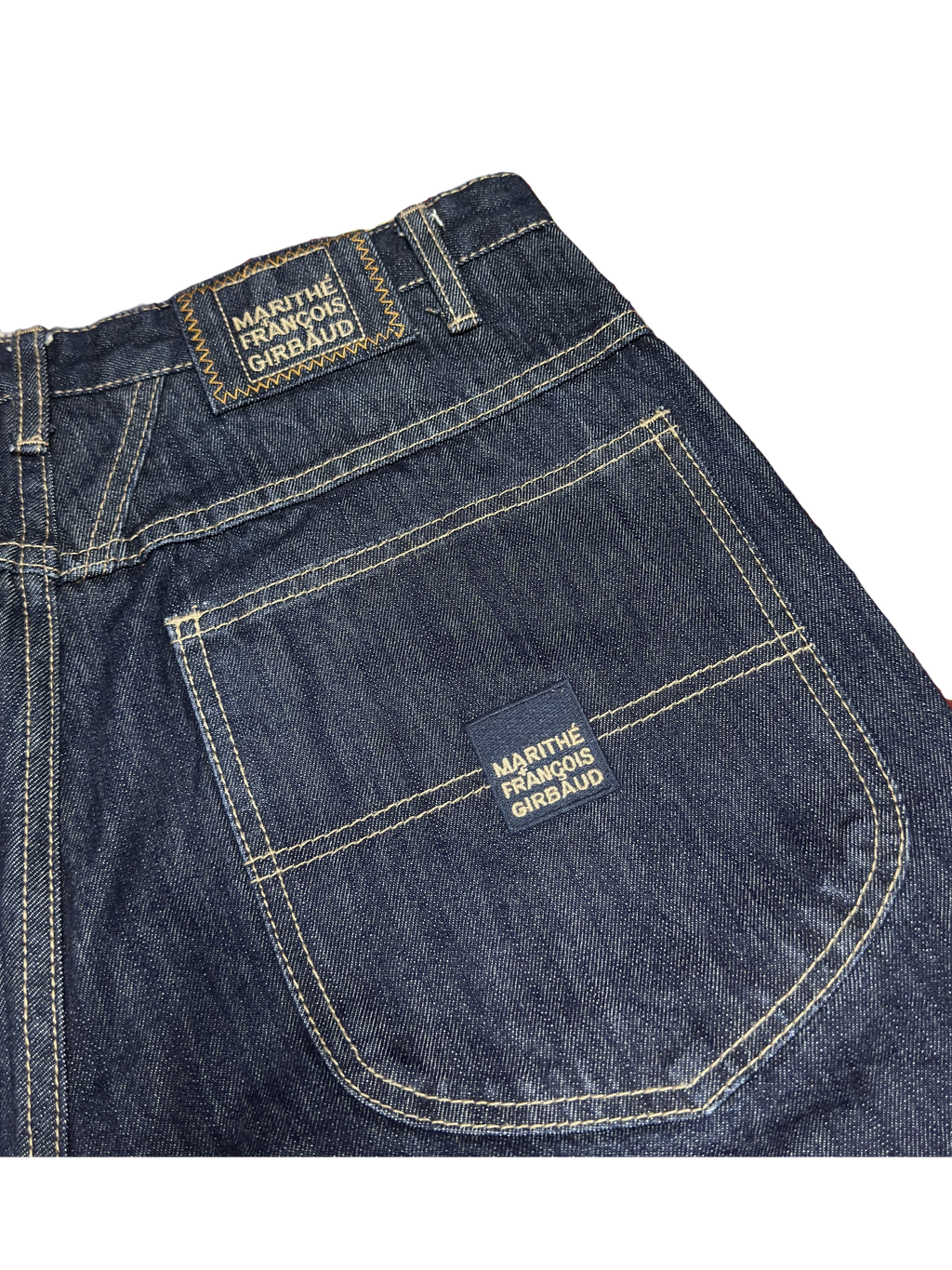 [V1135] Vintage y2k Marithe + Francois Girbaud marineblaue baggy jeans