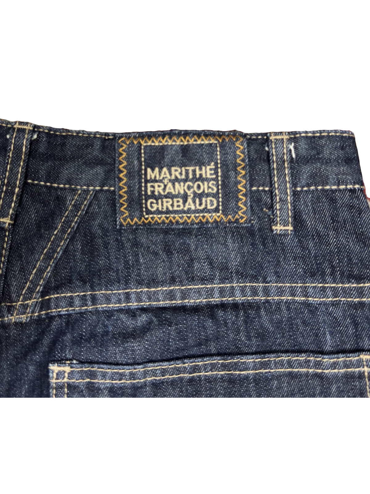 [V1135] Vintage y2k Marithe + Francois Girbaud marineblaue baggy jeans