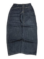 [V1135] Vintage y2k Marithe + Francois Girbaud marineblaue baggy jeans