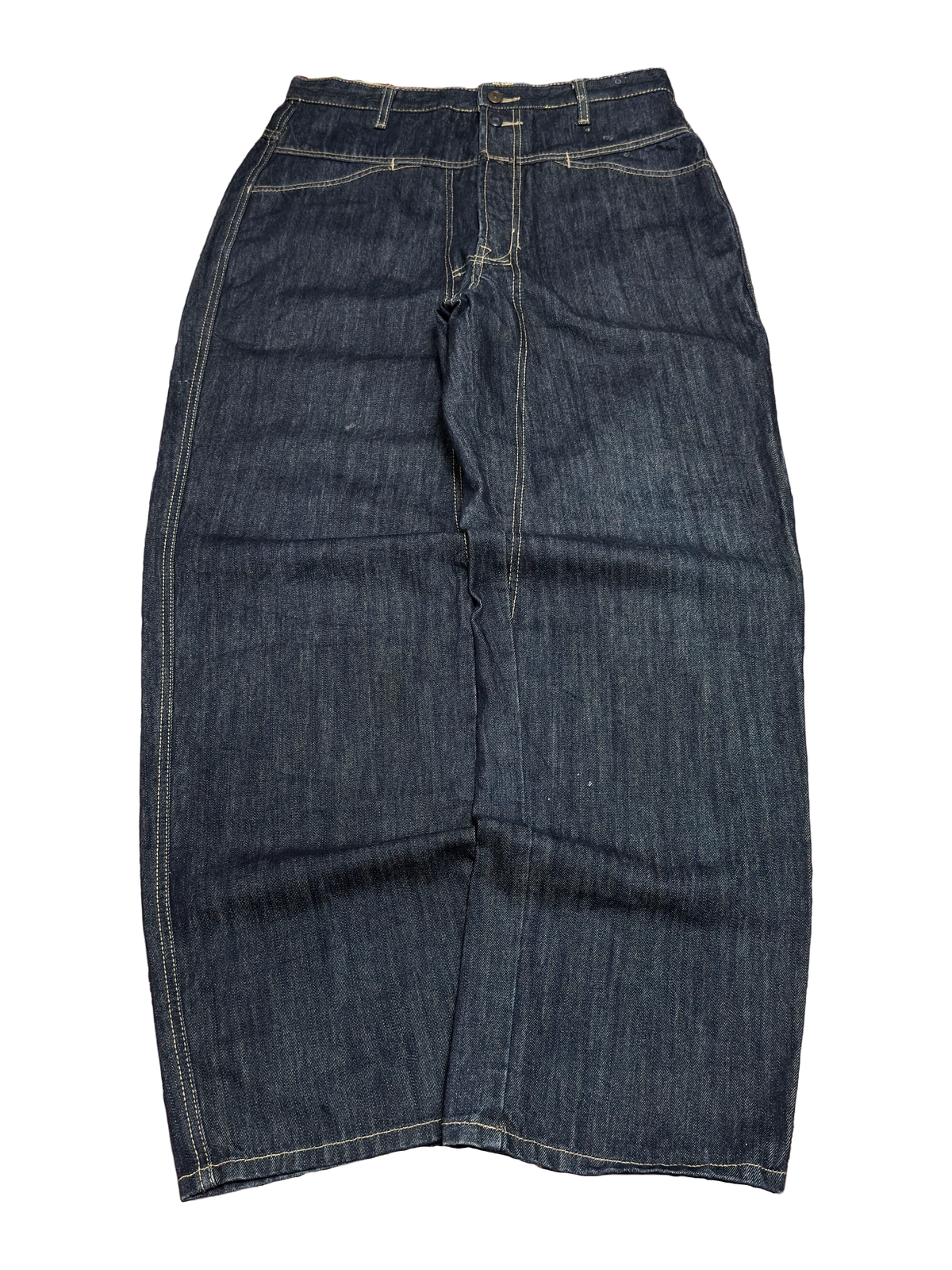 [V1135] Vintage y2k Marithe + Francois Girbaud marineblaue baggy jeans