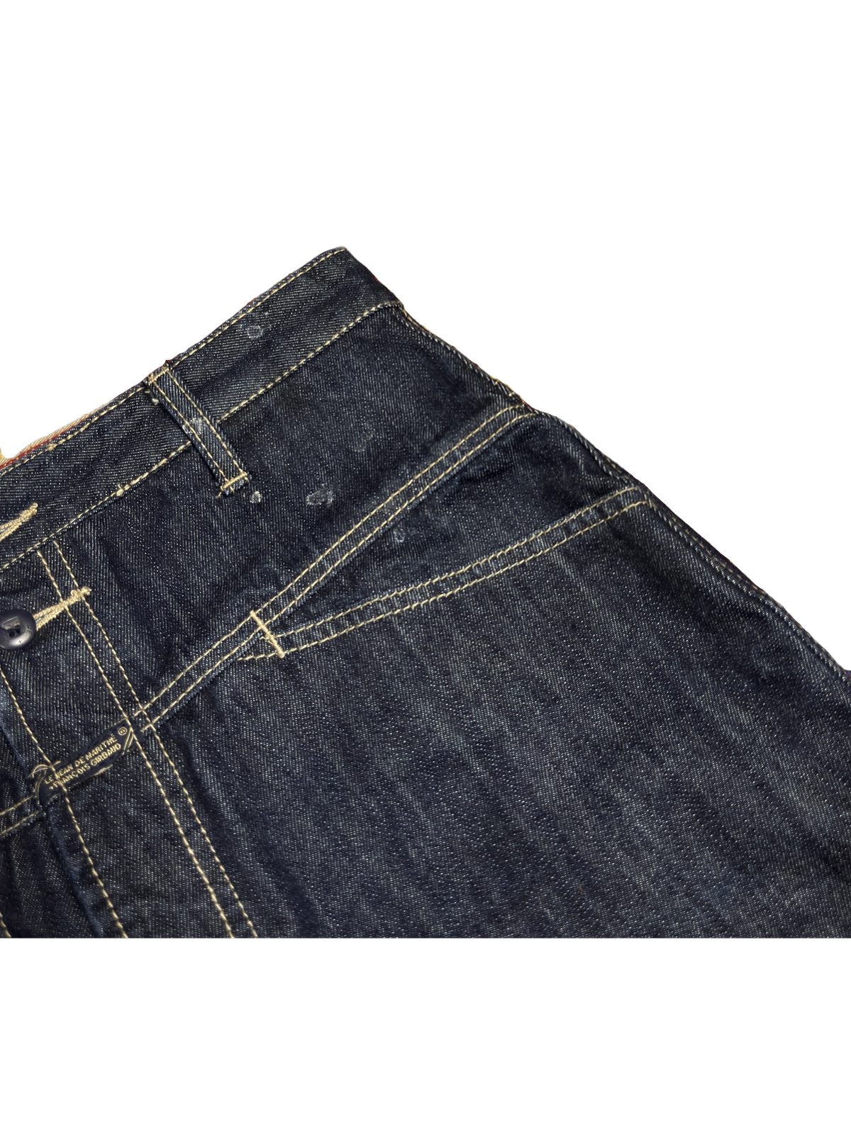 [V1135] Vintage y2k Marithe + Francois Girbaud marineblaue baggy jeans