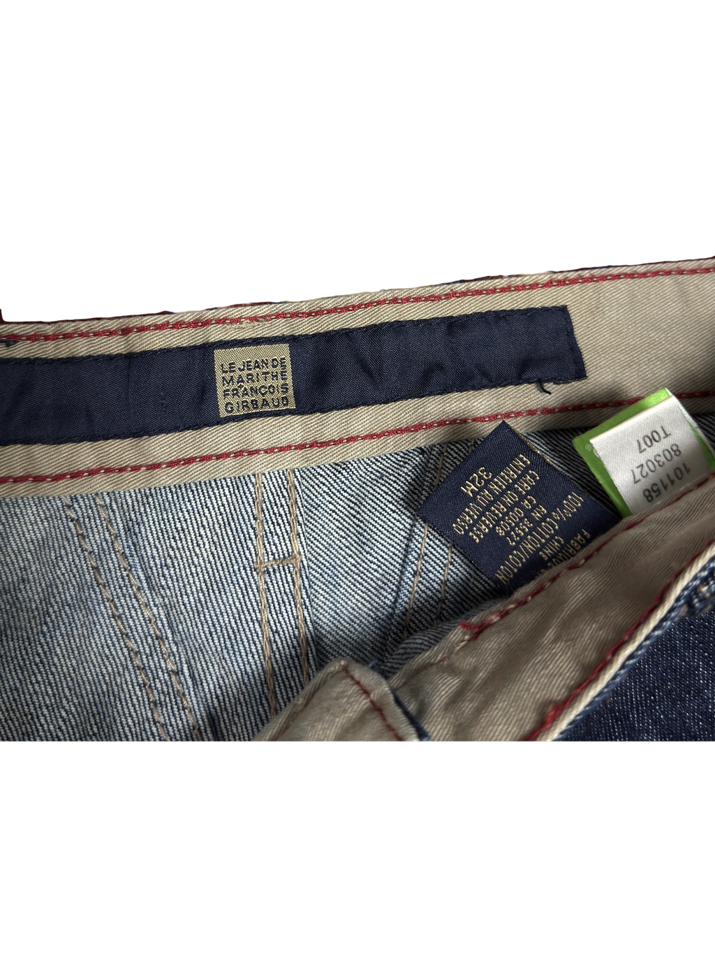 [V1135] Vintage y2k Marithe + Francois Girbaud marineblaue baggy jeans