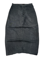 [V1136] Vintage y2k Marithe + Francois Girbaud schwarze baggy jeans