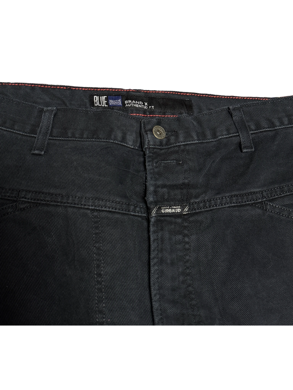 [V1136] Vintage y2k Marithe + Francois Girbaud schwarze baggy jeans