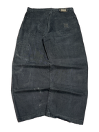 [V1136] Vintage y2k Marithe + Francois Girbaud schwarze baggy jeans
