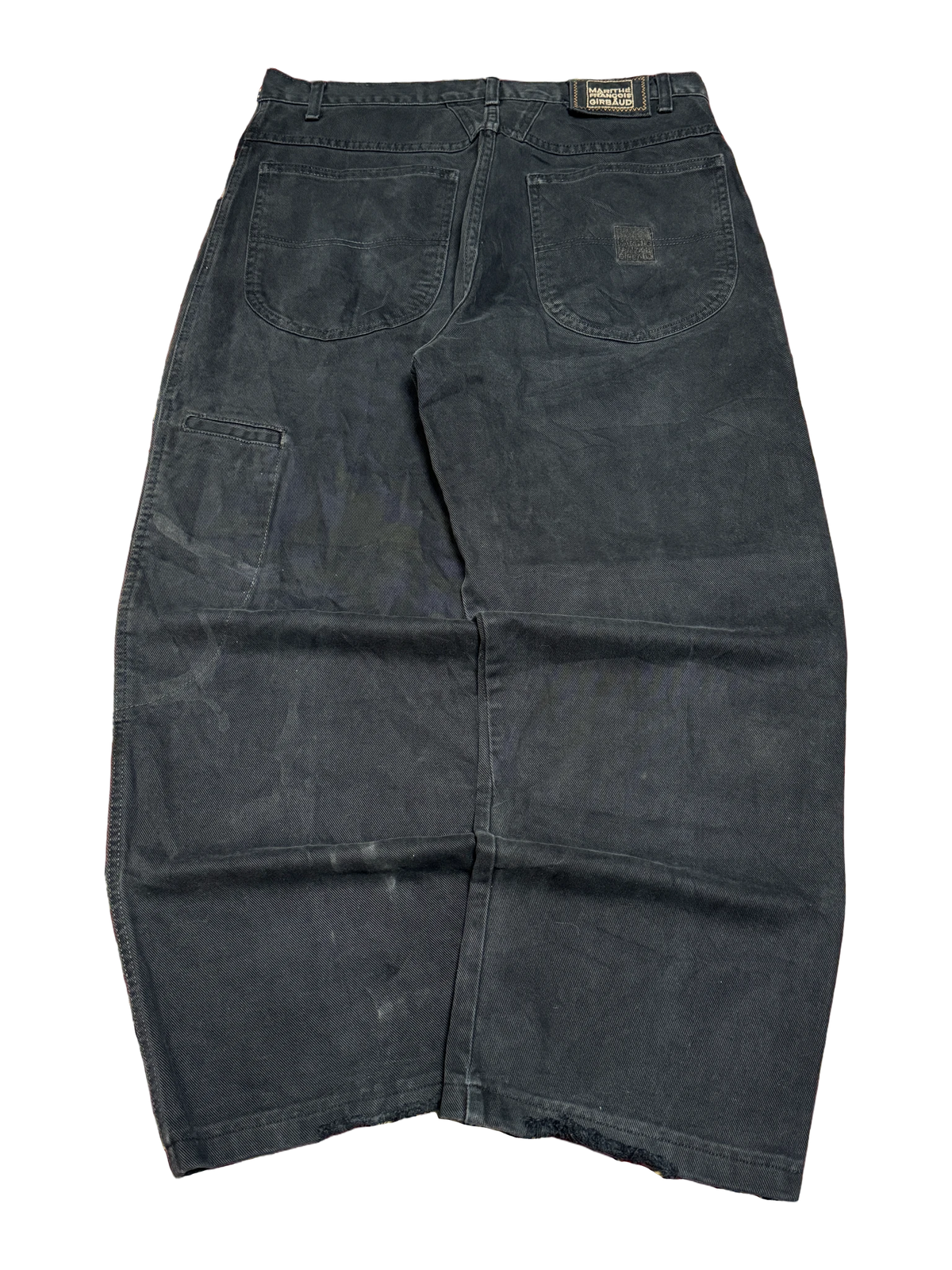[V1136] Vintage y2k Marithe + Francois Girbaud schwarze baggy jeans
