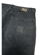 [V1136] Vintage y2k Marithe + Francois Girbaud schwarze baggy jeans