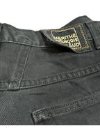 [V1136] Vintage y2k Marithe + Francois Girbaud schwarze baggy jeans