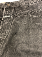 [V1137] Vintage y2k Marithe + Francois Girbaud schwarze baggy jeans