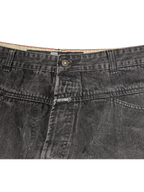 [V1137] Vintage y2k Marithe + Francois Girbaud schwarze baggy jeans