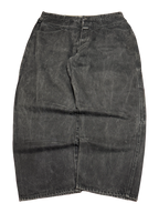 [V1137] Vintage y2k Marithe + Francois Girbaud schwarze baggy jeans