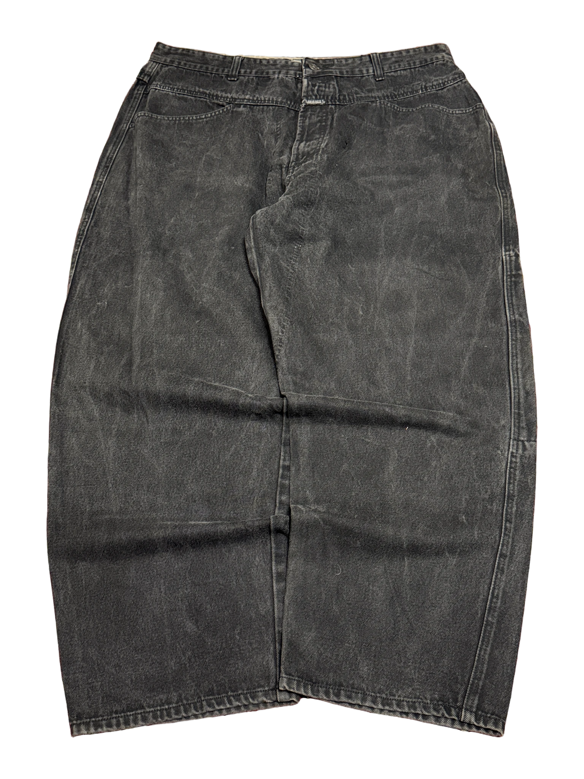 [V1137] Vintage y2k Marithe + Francois Girbaud schwarze baggy jeans