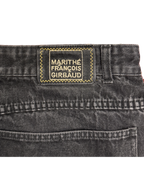 [V1137] Vintage y2k Marithe + Francois Girbaud schwarze baggy jeans