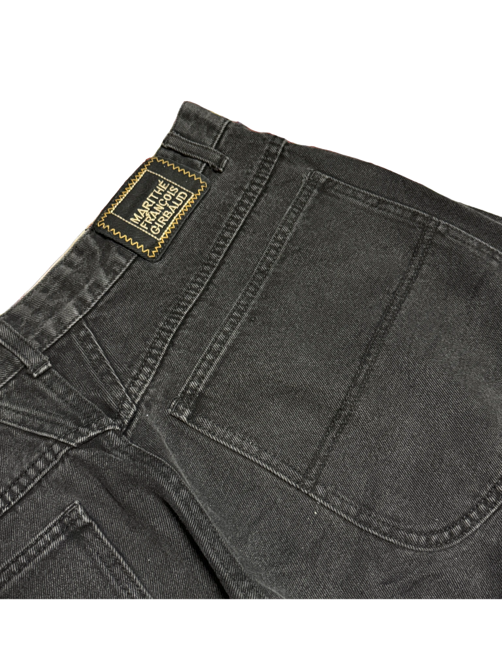 [V1138] Vintage y2k Marithe + Francois Girbaud schwarze baggy jeans