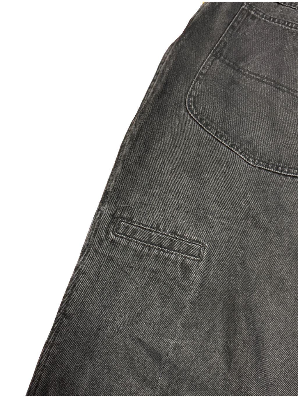 [V1138] Vintage y2k Marithe + Francois Girbaud schwarze baggy jeans