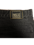[V1138] Vintage y2k Marithe + Francois Girbaud schwarze baggy jeans