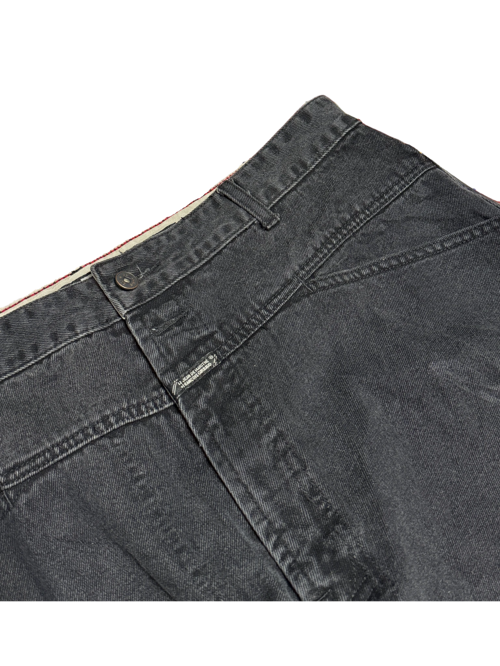 [V1138] Vintage y2k Marithe + Francois Girbaud schwarze baggy jeans