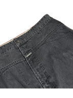 [V1138] Vintage y2k Marithe + Francois Girbaud schwarze baggy jeans