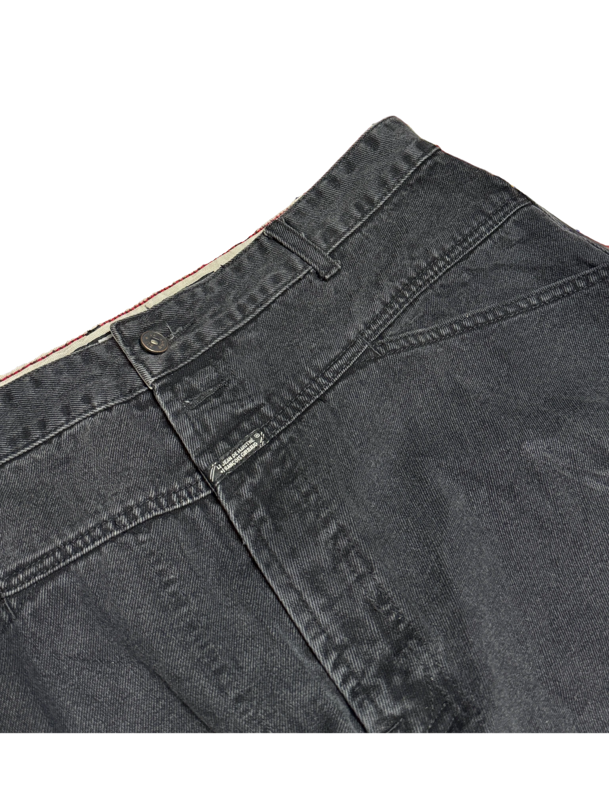 [V1138] Vintage y2k Marithe + Francois Girbaud schwarze baggy jeans