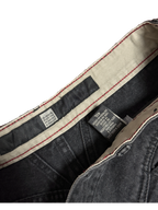 [V1138] Vintage y2k Marithe + Francois Girbaud schwarze baggy jeans