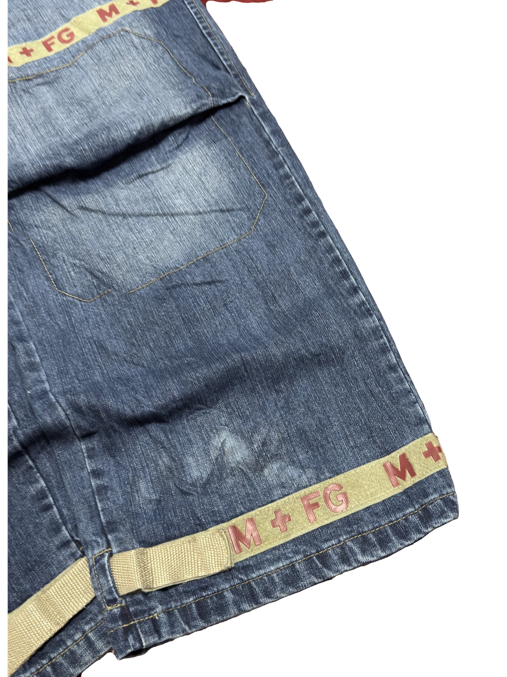 [V1139] Vintage y2k Marithe + Francois Girbaud blaue baggy jeans