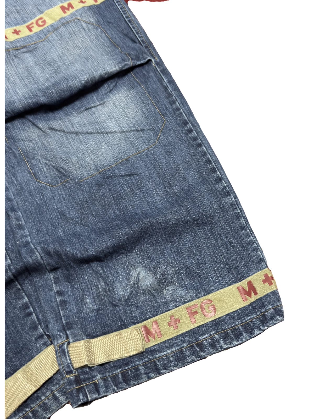 [V1139] Vintage y2k Marithe + Francois Girbaud blaue baggy jeans