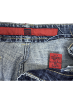 [V1139] Vintage y2k Marithe + Francois Girbaud blaue baggy jeans