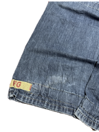 [V1139] Vintage y2k Marithe + Francois Girbaud blaue baggy jeans