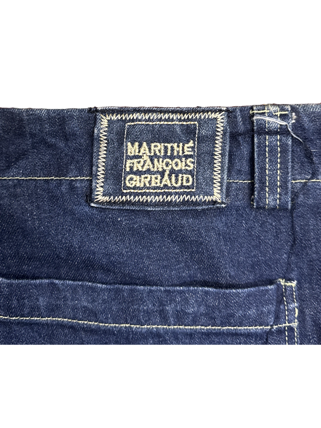 [V1140] Vintage y2k Marithe + Francois Girbaud blaue baggy jeans