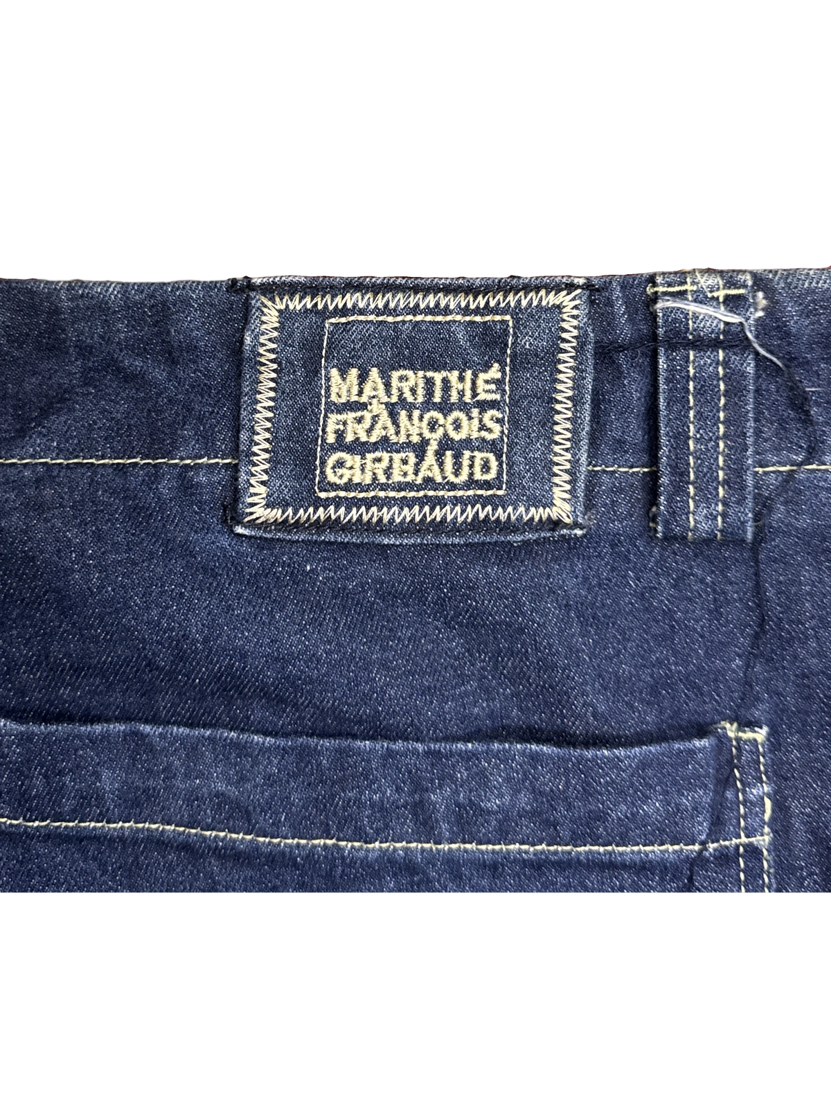 [V1140] Vintage y2k Marithe + Francois Girbaud blaue baggy jeans