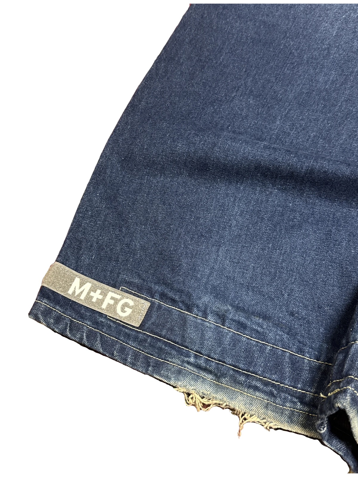 [V1140] Vintage y2k Marithe + Francois Girbaud blaue baggy jeans