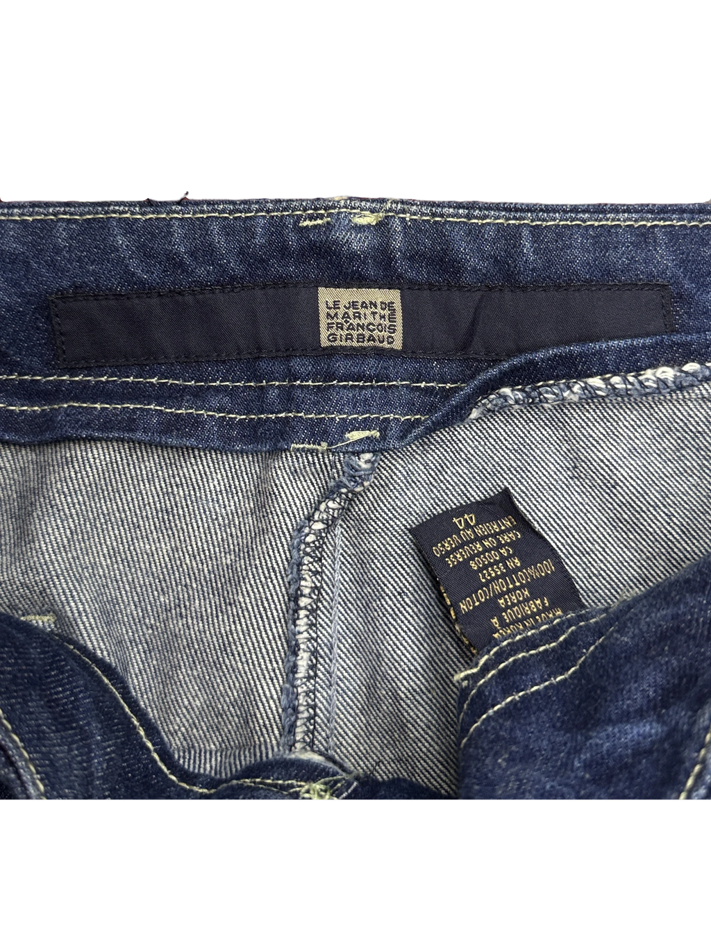 [V1140] Vintage y2k Marithe + Francois Girbaud blaue baggy jeans