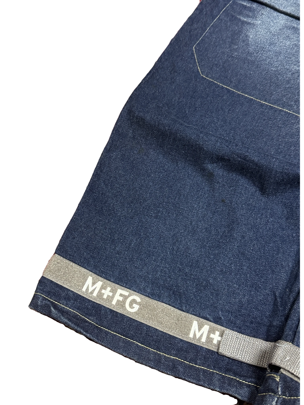 [V1140] Vintage y2k Marithe + Francois Girbaud blaue baggy jeans