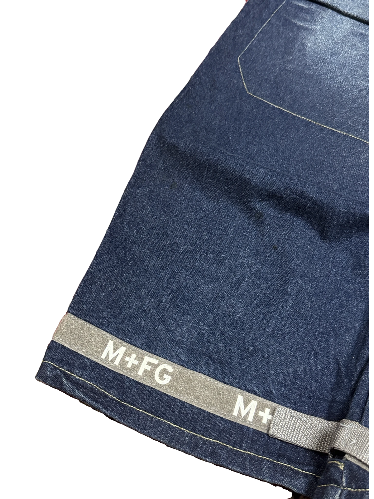 [V1140] Vintage y2k Marithe + Francois Girbaud blaue baggy jeans