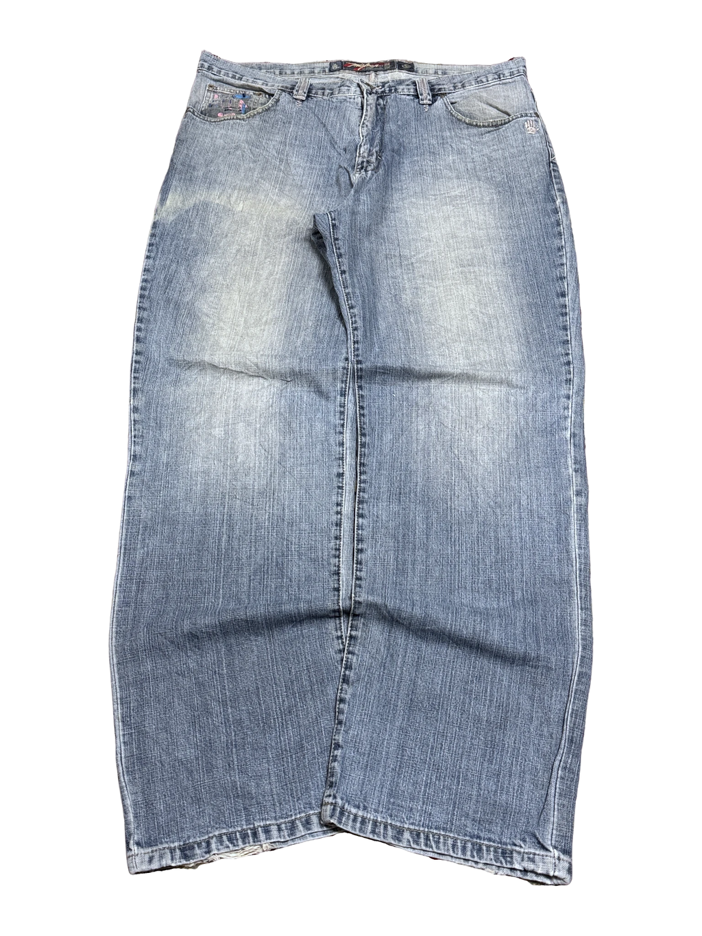 [V1141] Vintage y2k Miskeen blaue baggy jeans