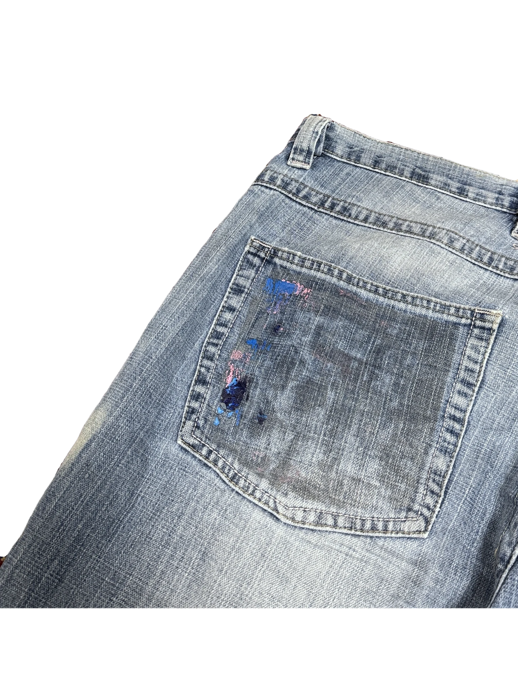 [V1141] Vintage y2k Miskeen blaue baggy jeans