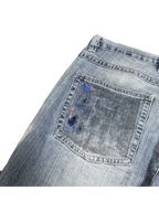 [V1141] Vintage y2k Miskeen blaue baggy jeans