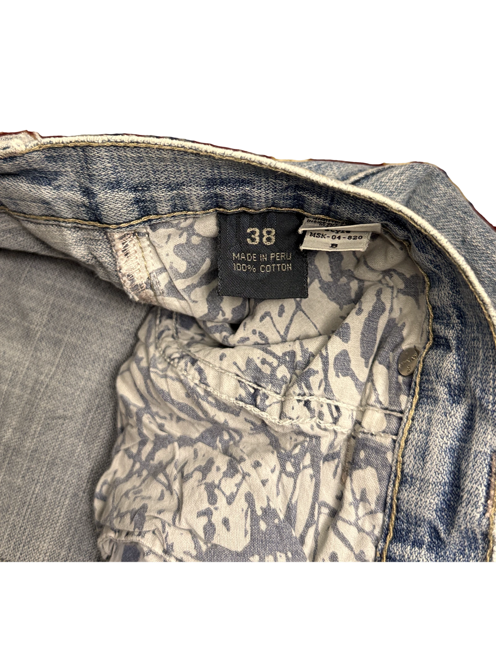 [V1141] Vintage y2k Miskeen blaue baggy jeans