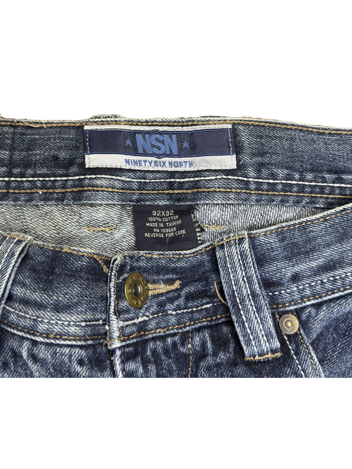 [V1142] Vintage y2k Ninety Six North blaue baggy jeans