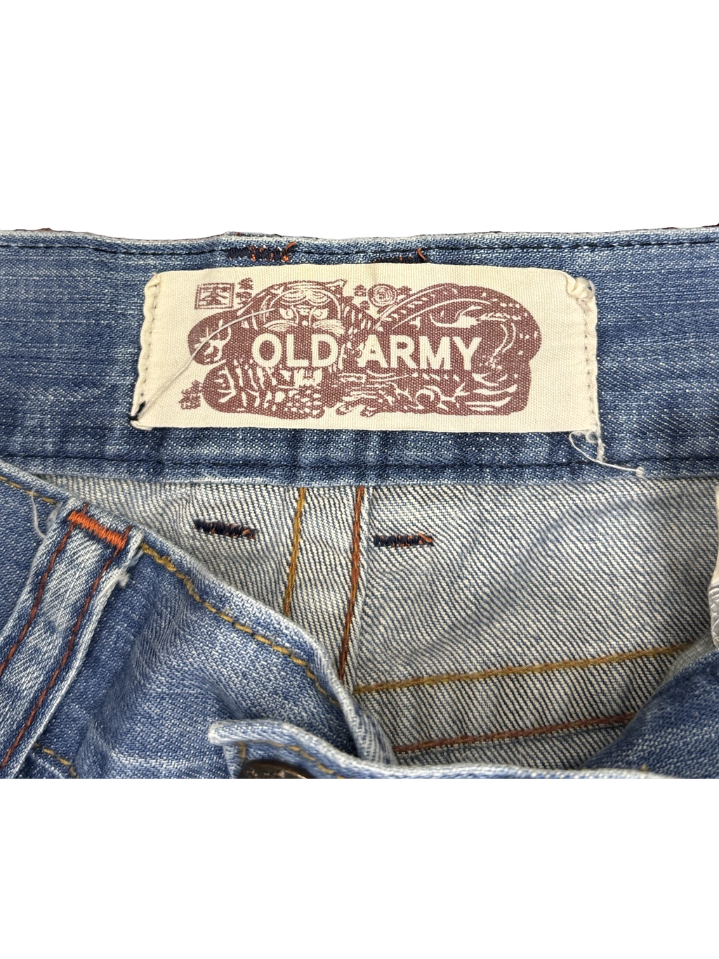 [V1143] Vintage y2k Old Army blaue straight jeans