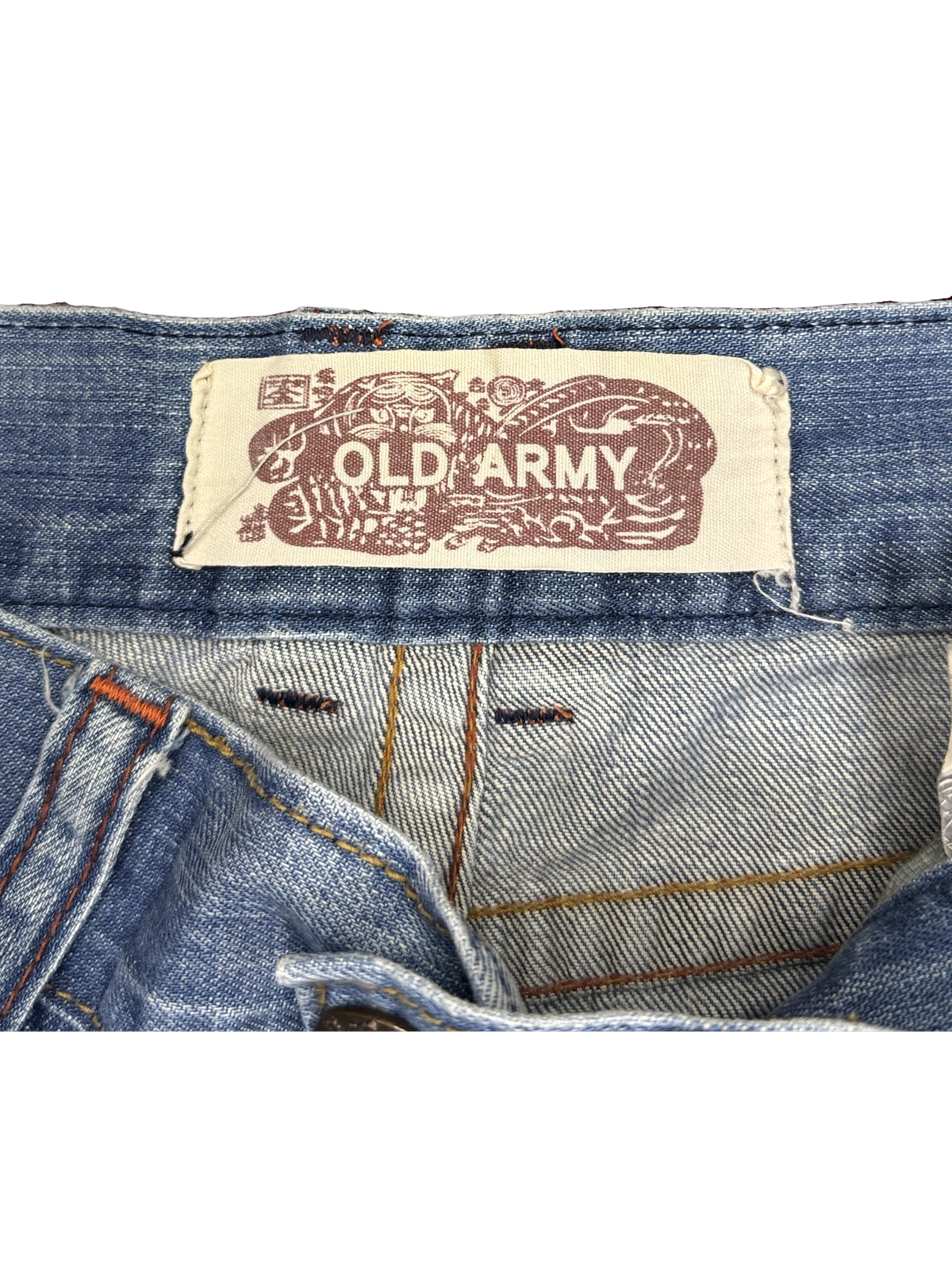 [V1143] Vintage y2k Old Army blaue straight jeans