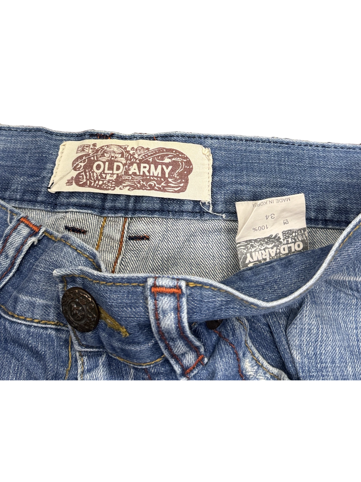 [V1143] Vintage y2k Old Army blaue straight jeans