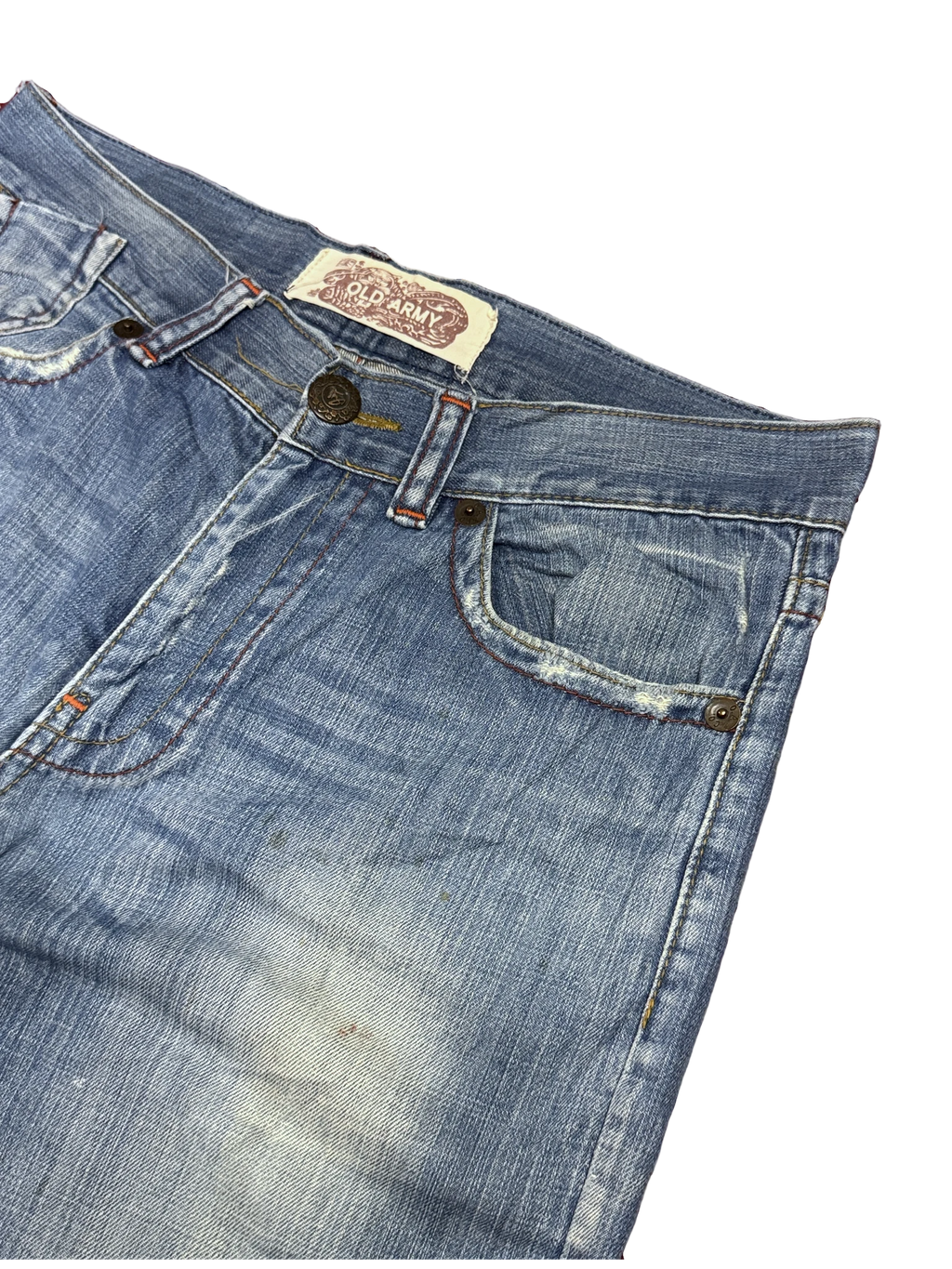 [V1143] Vintage y2k Old Army blaue straight jeans