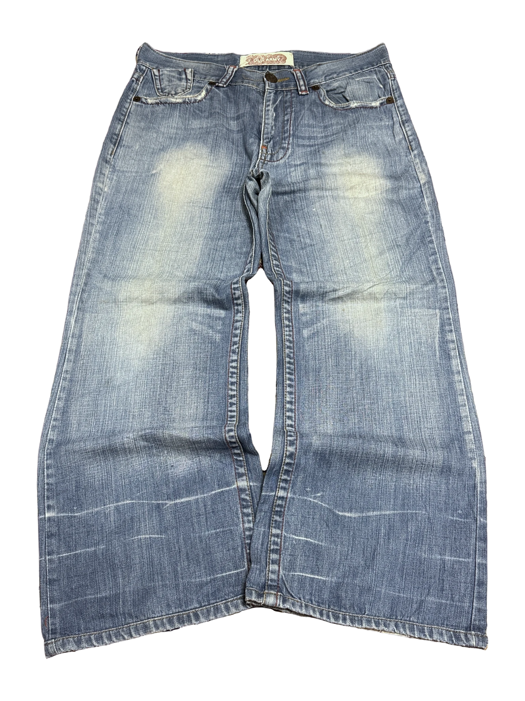 [V1143] Vintage y2k Old Army blaue straight jeans